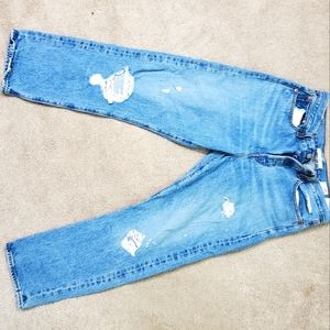 Levi Strauss wedgie straight jeans ripped 31W